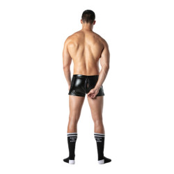 LEADER Short avec Zip Brut Noir